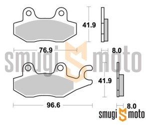 Klocki hamulcowe SBS M62, Street Ceramic