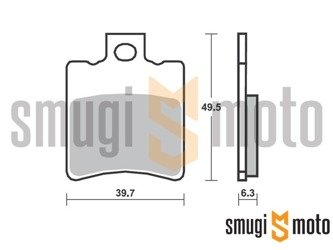 Klocki hamulcowe SBS S10 Street Ceramic