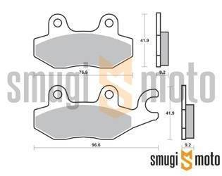 Klocki hamulcowe SBS S23 Maxi Carbon Tech