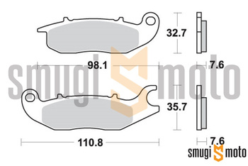 Klocki hamulcowe SBS S55 Street Ceramic