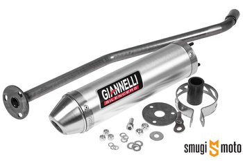 Końcówka wydechu / tłumik Giannelli Enduro, KSR Moto TR 50 SM 14-16 / Malaguti XSM 50 19-20 (E) - Aluminium