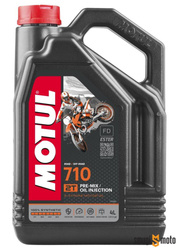 Olej Motul 710 2T, 4 litr (100% syntetyk)