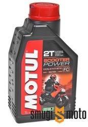 Olej Motul Scooter Power 2T, 1 litr (100% syntetyk)