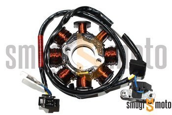 Stator / stojan / iskrownik / zapłon, Kymco Agility 50cc 4T '07-17 (8 cewek)