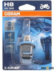 Żarówka Osram H8 12V 35W PGJ19-1 X-Racer 4200K MOTO Xenon Look (E)