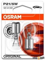 Żarówka Osram, biała, P21/5W 12V 5/21W BAY15D cokołowa Standard (blister 2szt.)