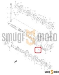 Zębate koło pasowe przednie (zębatka), Suzuki LS 650 Savage