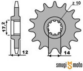 Zębatka przednia PBR [420] Gilera GSM (10 klinów) (różne rozmiary)