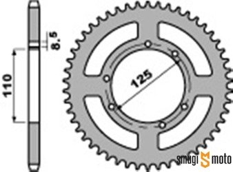 Zębatka tylna PBR [428], Sherco 50 SM, Honda CRF 50, HM 50 (różne rozmiary)