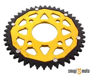 Zębatka tylna ZF Sprockets Dual [428] 44z, złota, Honda CB 125F '15-, CBR 125R '11-17