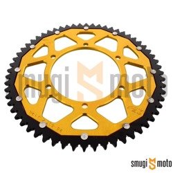 Zębatka tylna ZF Sprockets Dual [428] 60z, dual, złota, Aprilia RS4 125